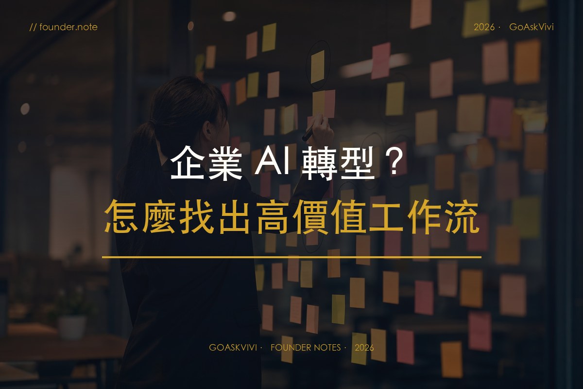 企業 AI 轉型？怎麼找出高價值工作流